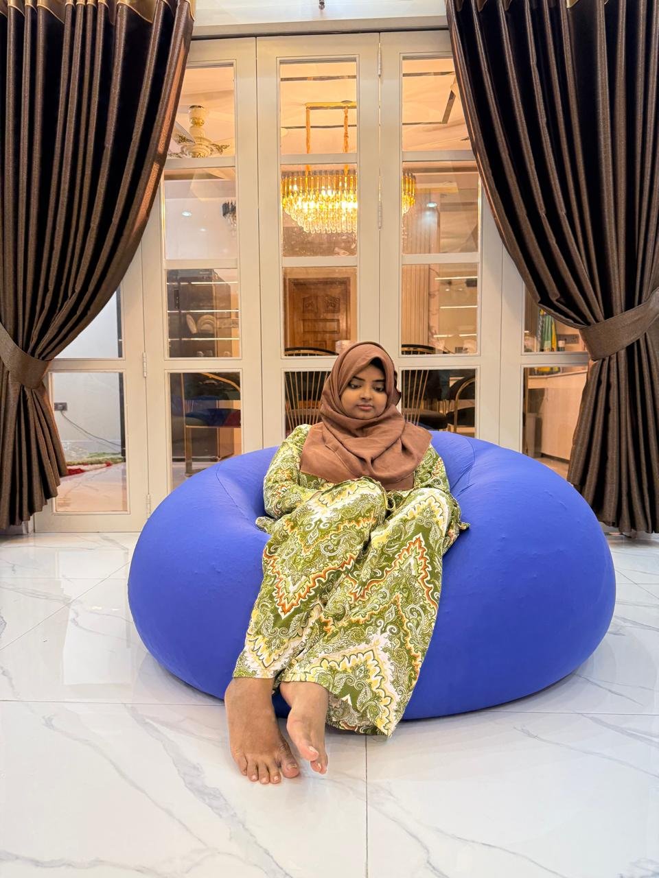 Gummy Bean Bag XXL Royal Blue - Image 2