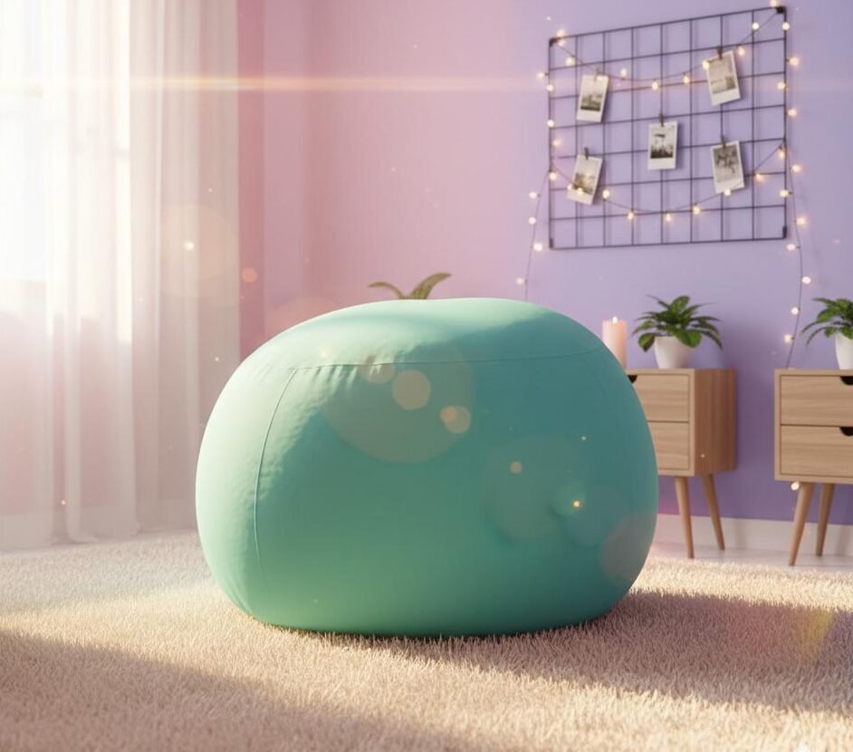 Gummy Bean Bag XXL Mint Green