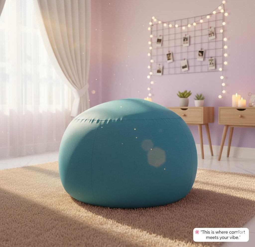 Gummy Bean Bag XXL Aqua