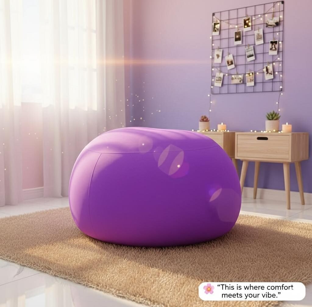 Gummy Bean Bag XXL Vivid Purple