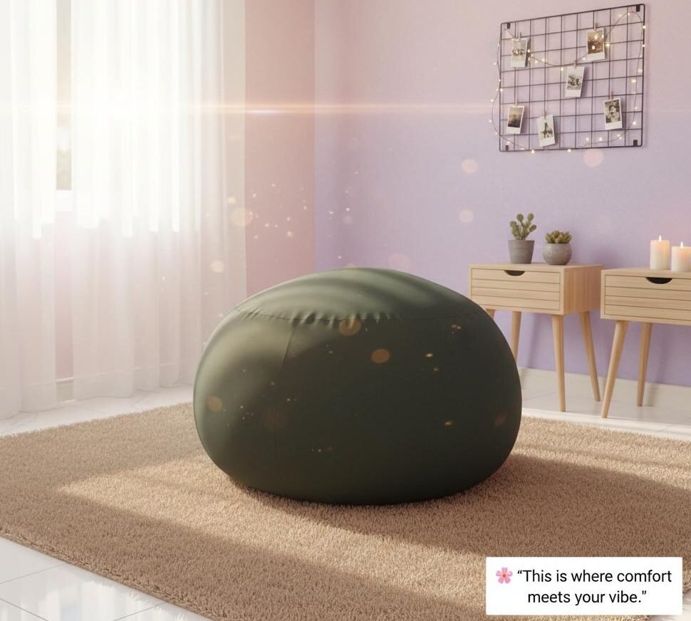 Gummy Bean Bag XXL Forest Green
