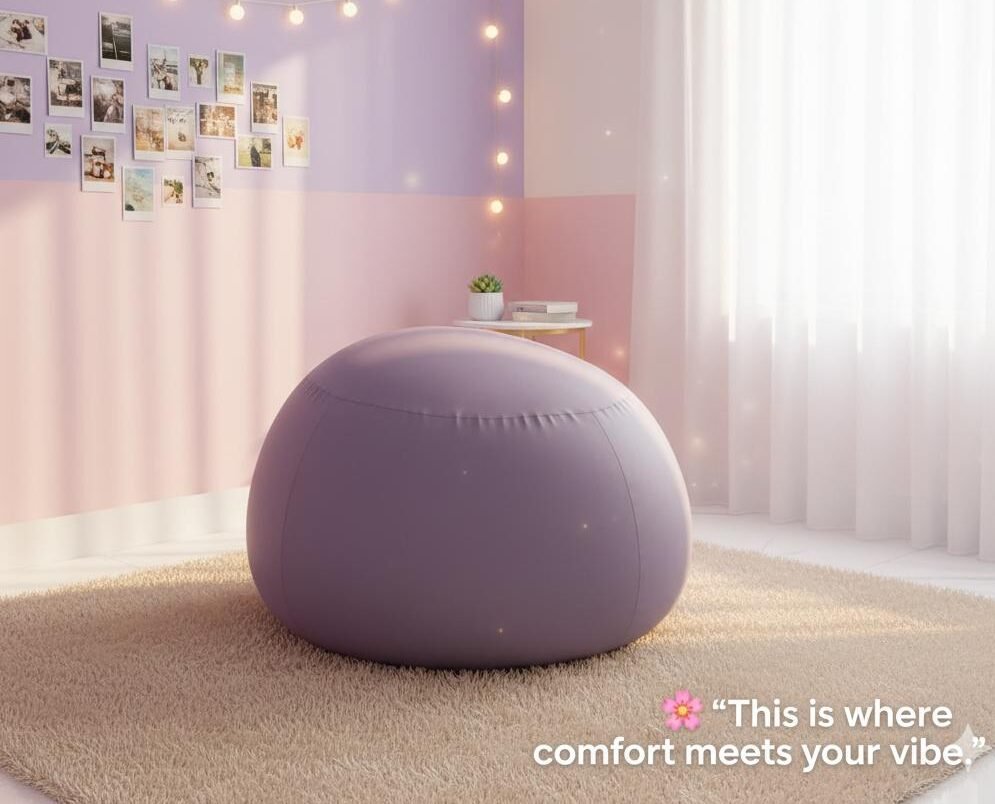 Gummy Bean Bag XXL Lavender Mist