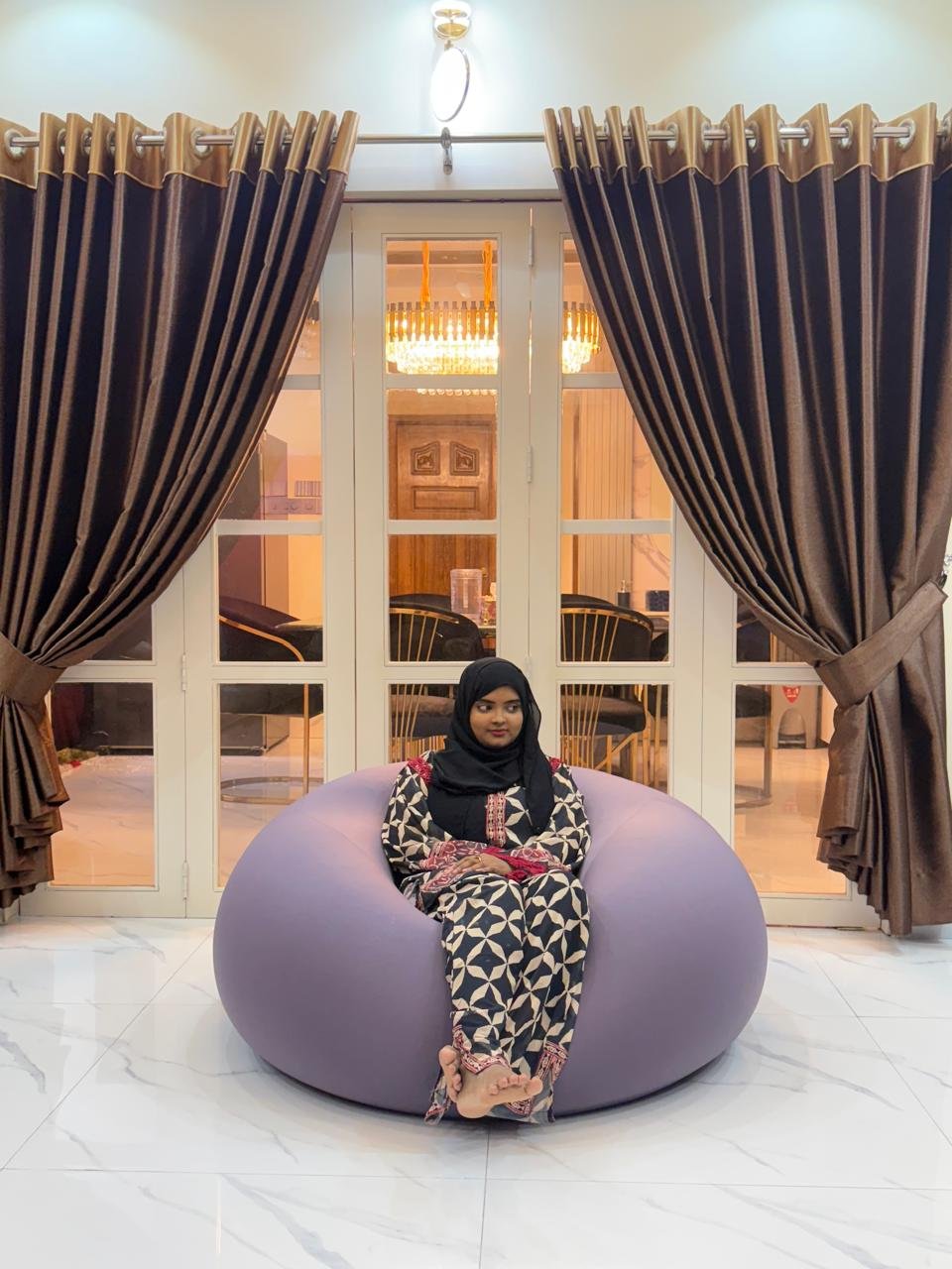 Gummy Bean Bag XXL Lavender Mist - Image 2