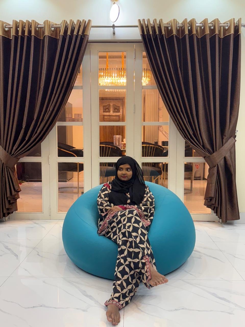 Gummy Bean Bag XXL Aqua - Image 2