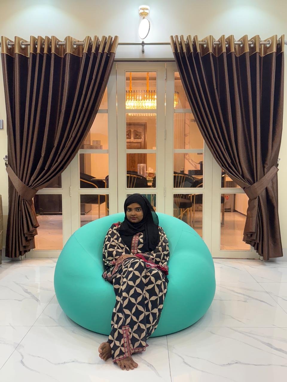 Gummy Bean Bag XXL Mint Green - Image 2